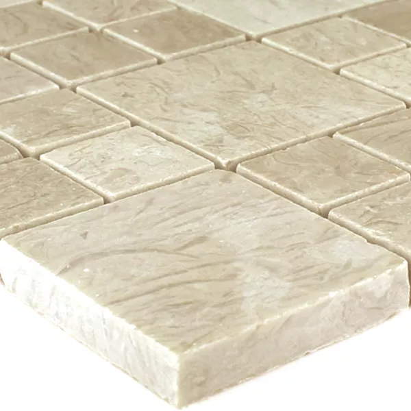 Prov Mosaik Marmor Elegance Beige Polerad