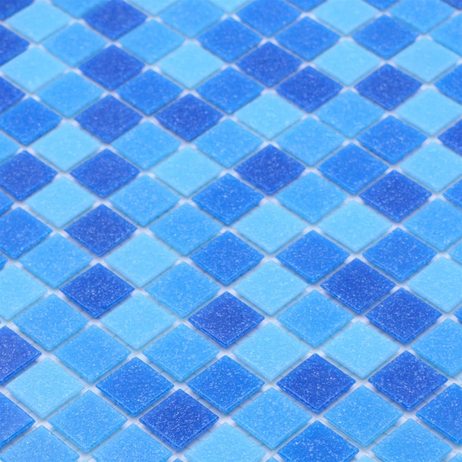 Prov Simbassäng Mosaik North Sea Blå Ljusblå Mix