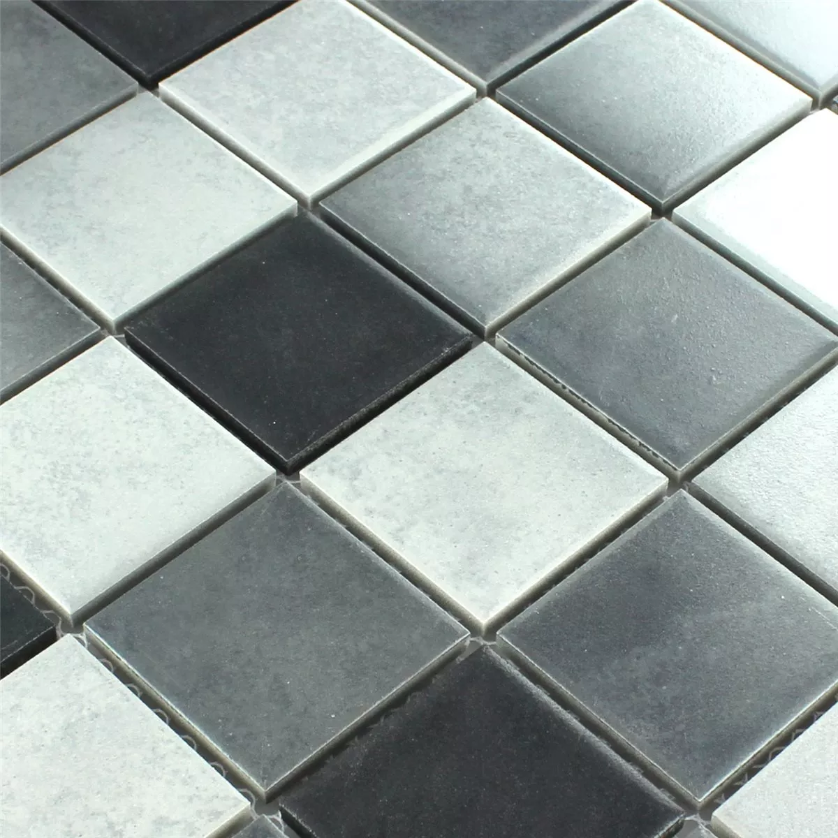 Mosaik Keramik Anti-Slip Grå Mix