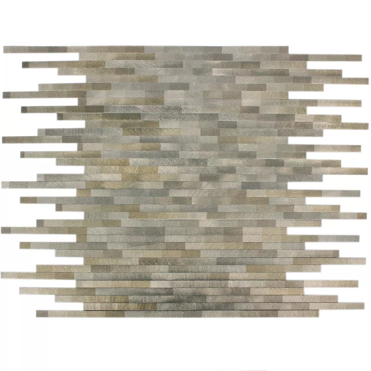 Mosaik Aluminium Wishbone Brun Beige
