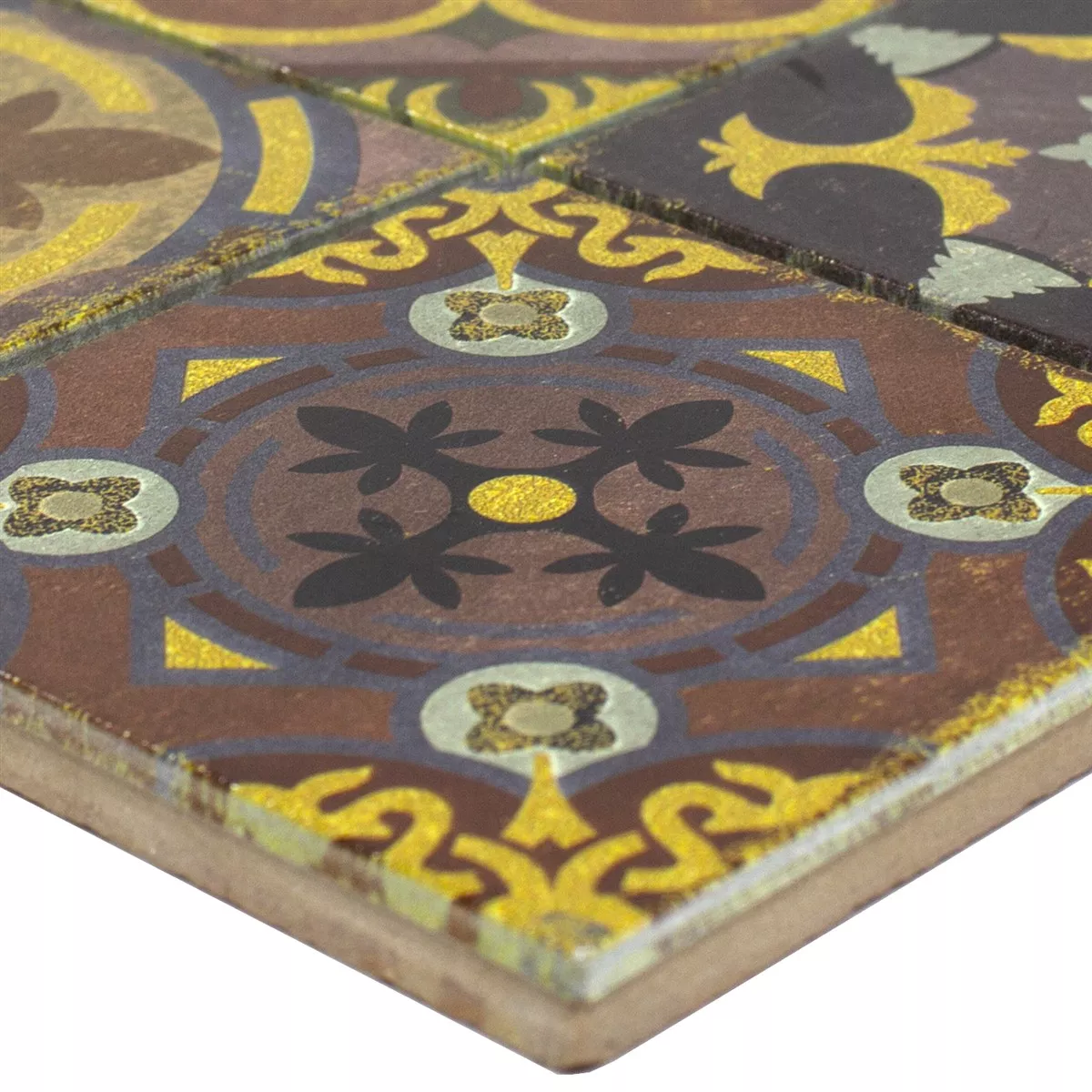 Mosaik Aspendos Färgrik