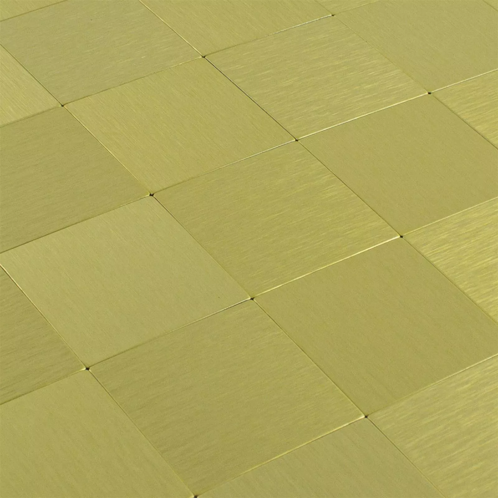 Prov från Mosaik Metall Självhäftande Vryburg Guld Fyrkant 
