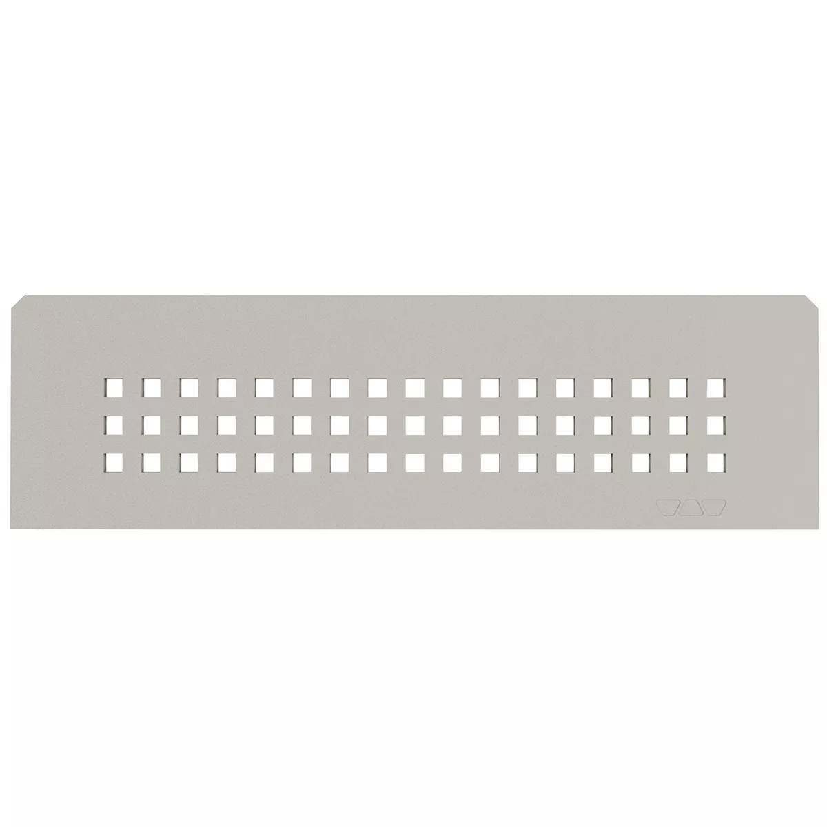 Nischvägghylla Schlüter rektangulär 30x8,7cm Kvadratisk Beige