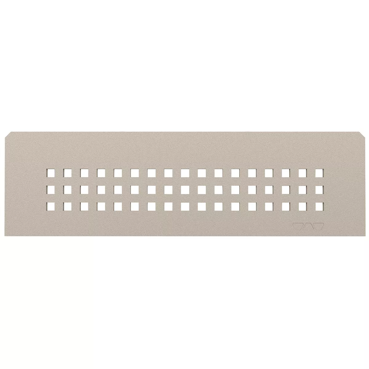 Nischvägghylla Schlüter rektangulär 30x8,7cm Kvadratisk Creme