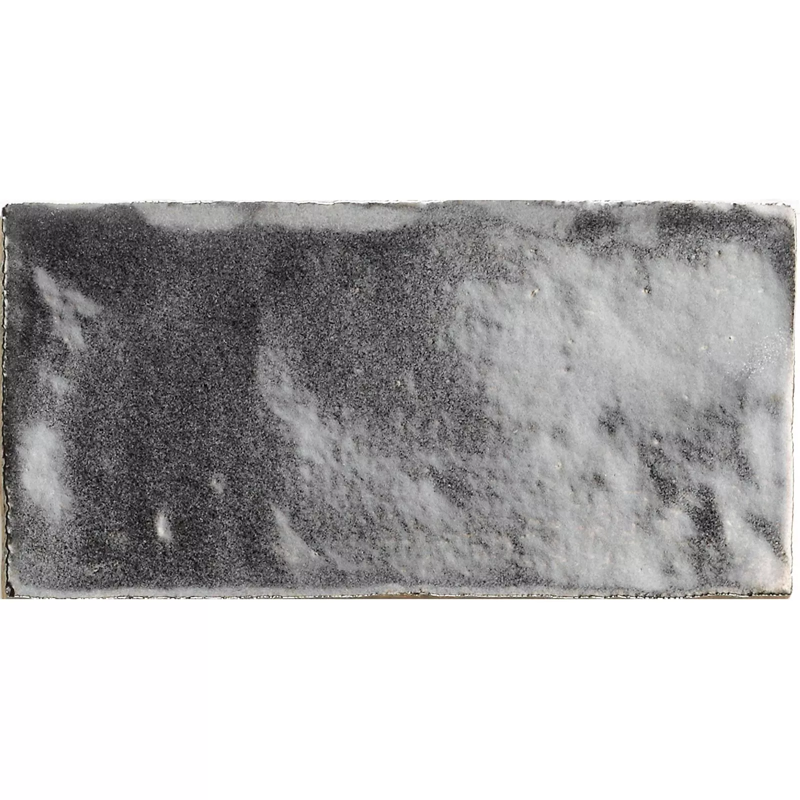 Kakel Algier Handgjort 7,5x15cm Silver