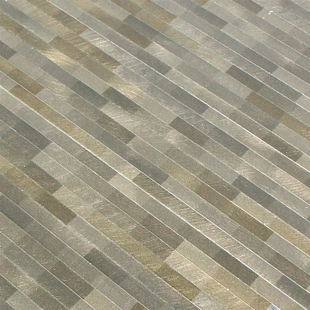 Mosaik Aluminium Wishbone Brun Beige