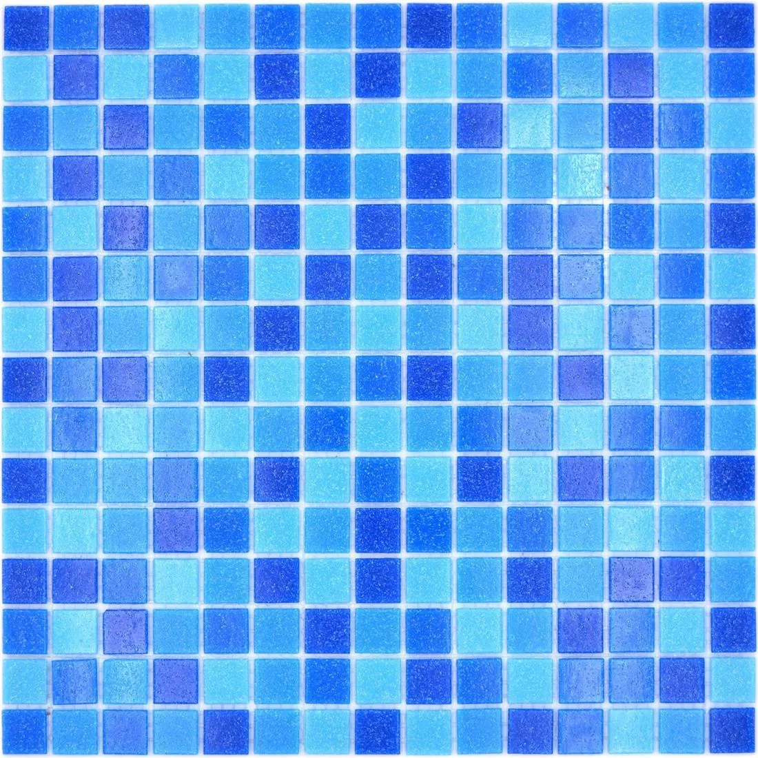 Simbassäng Mosaik North Sea Blå Ljusblå Mix