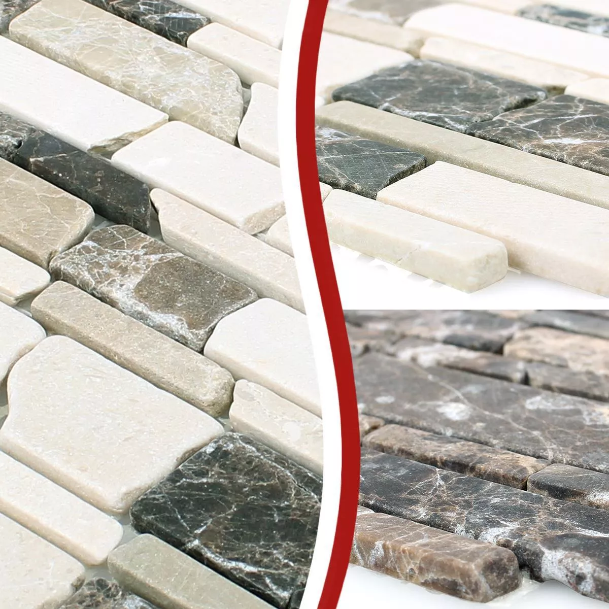 Prov Mosaik Marmor Havel Brick