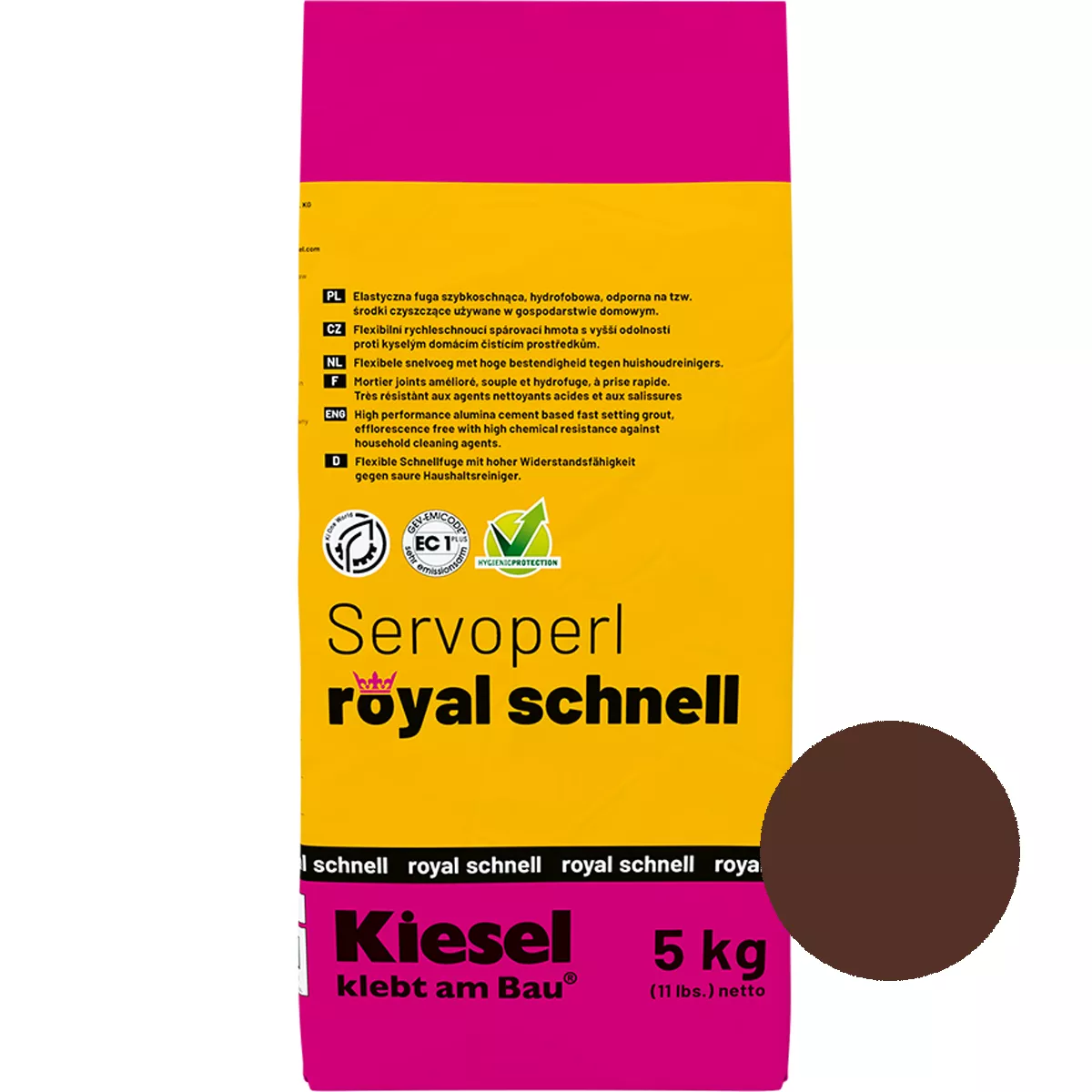 Fogmassa Servoperl Royal Quick Bali Brun 5 kg