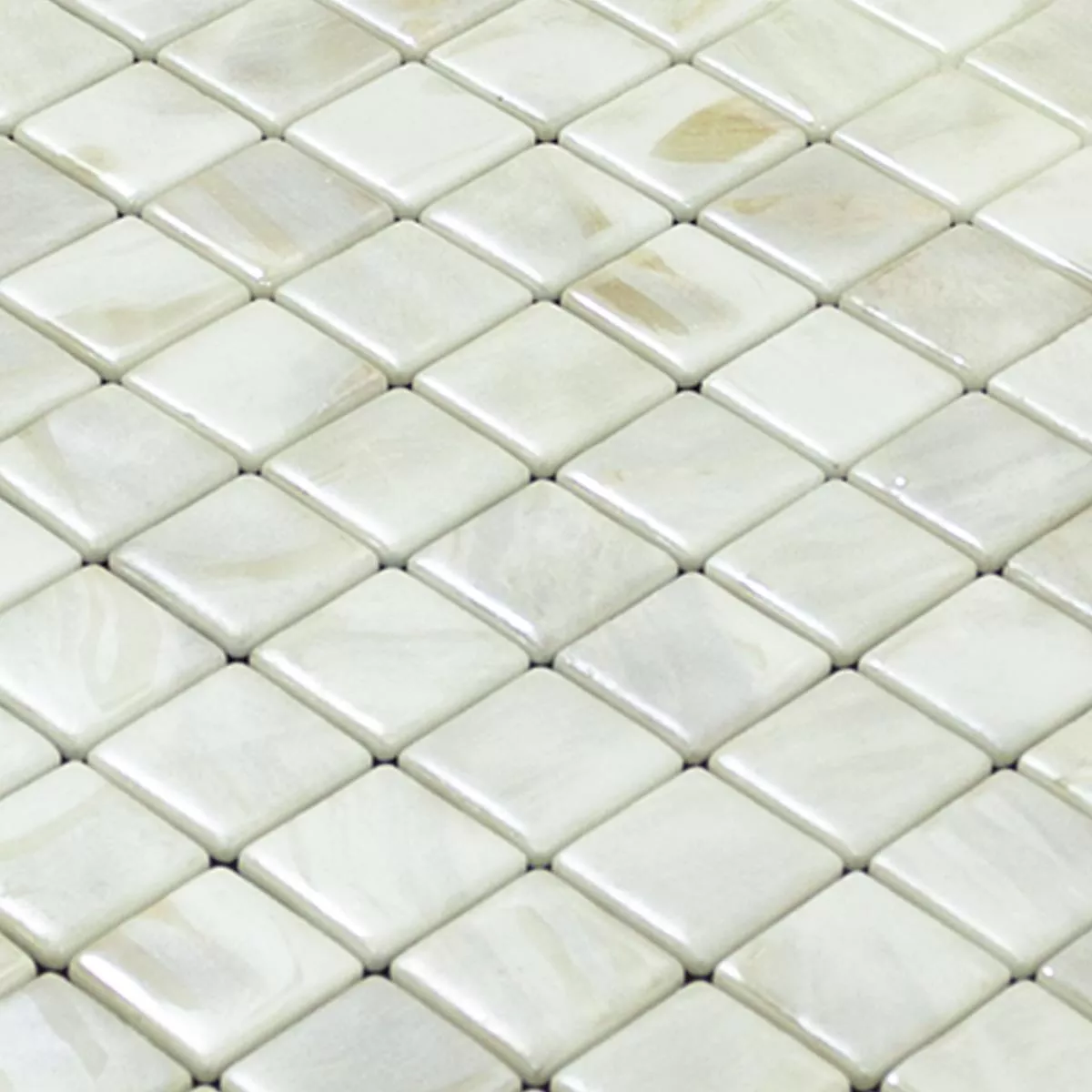 Glas Simbassäng Mosaik Alassio Beige 25