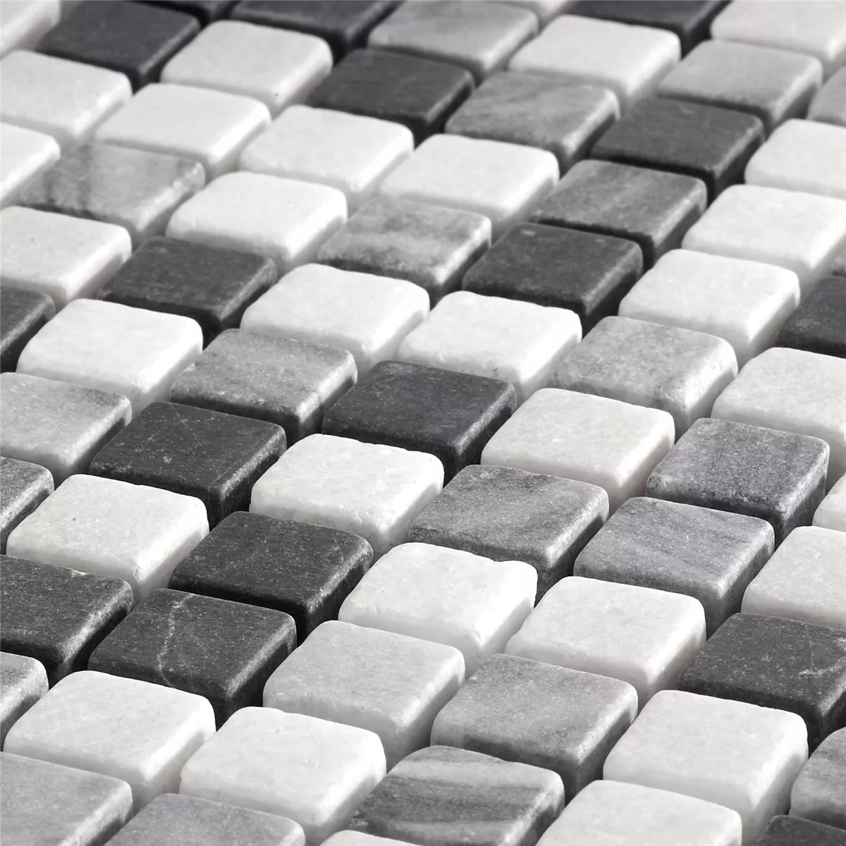 Prov Mosaik Marmor  Svart Mix