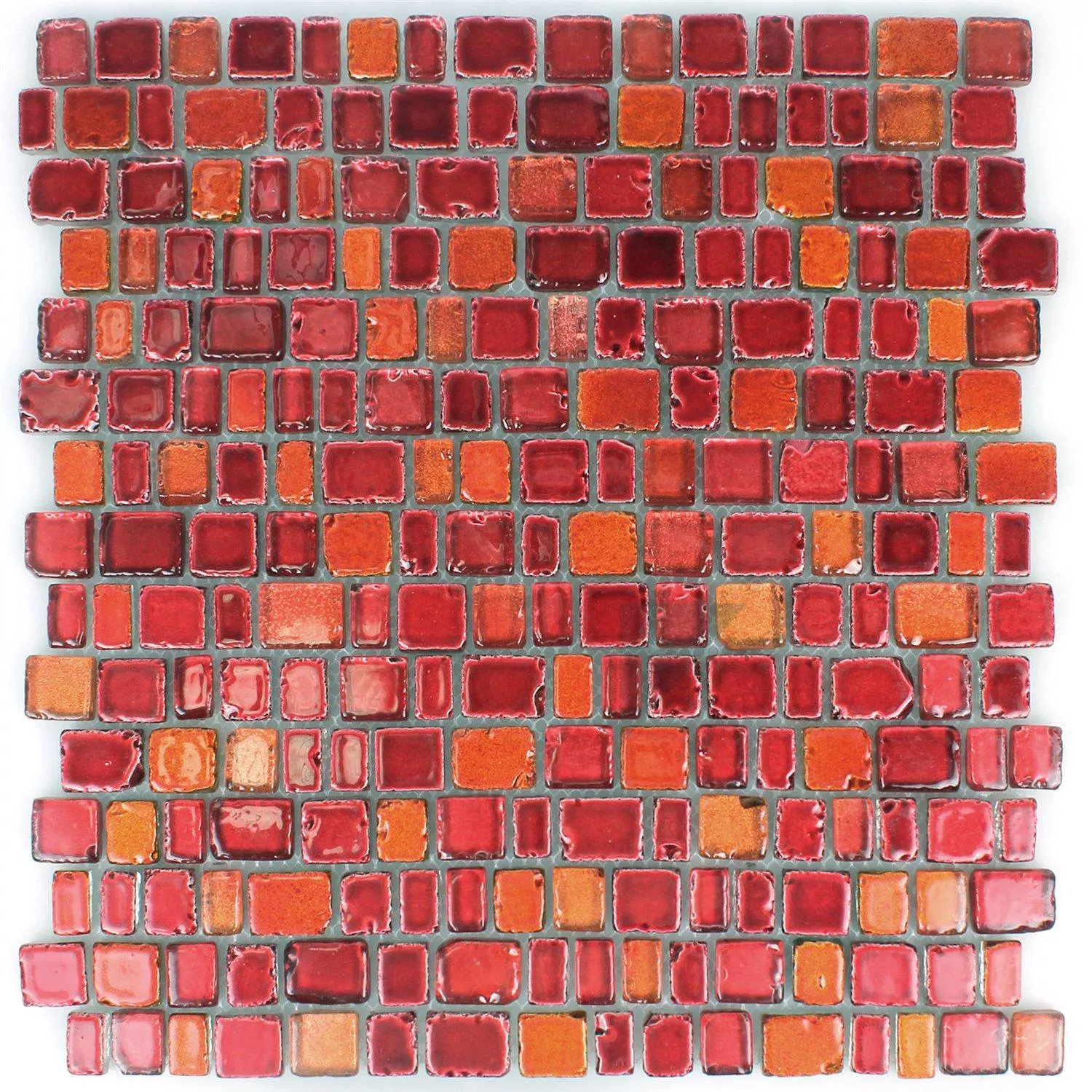 Prov Mosaik Glas Roxy Rödapelsin