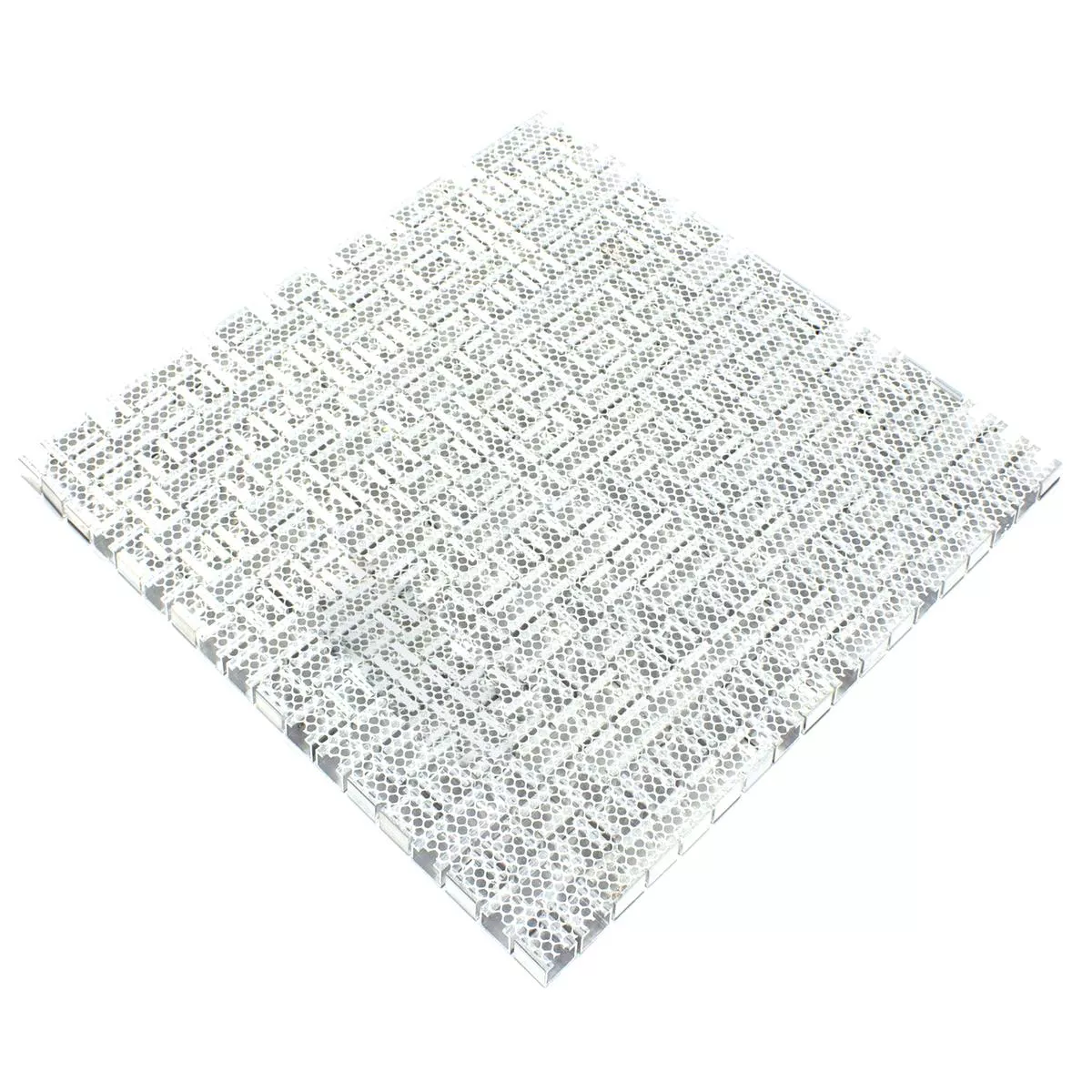 Aluminium Metall Mosaik Montezuma Grå Silver Mix