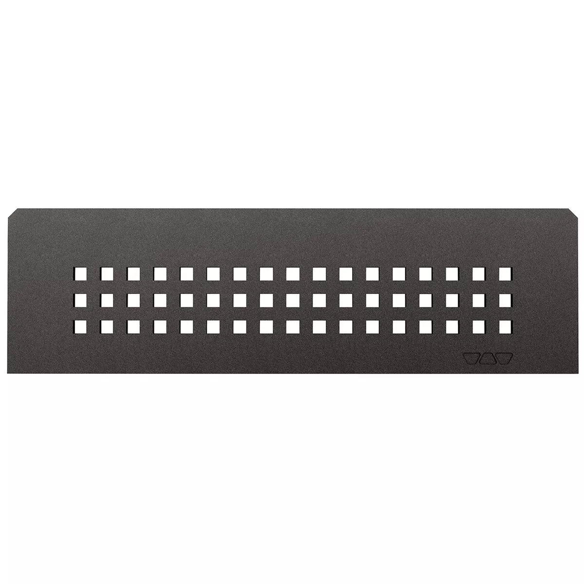 Nischvägghylla Schlüter rektangulär 30x8,7cm Kvadratisk antracit