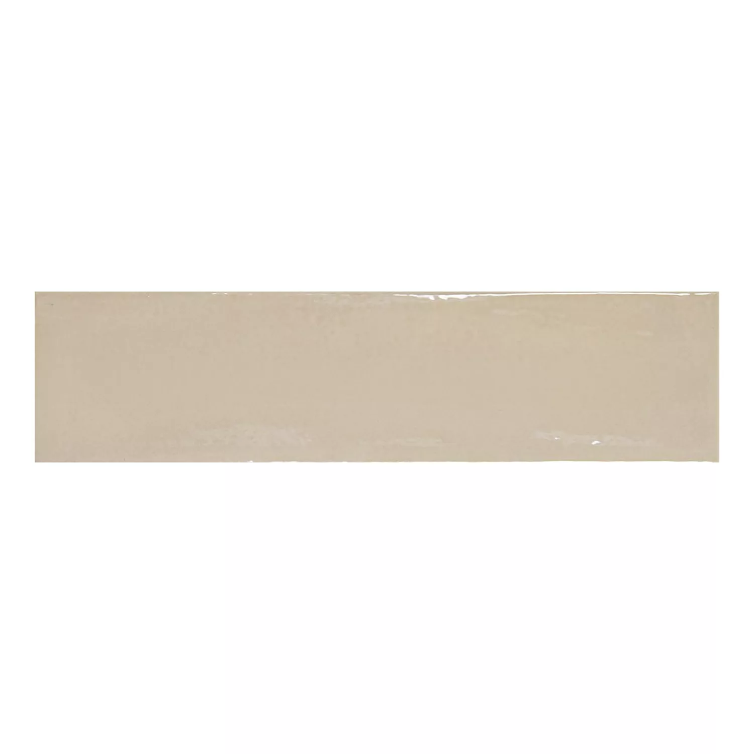 Alcacer Beige Glänsande Rustik 7,5x30 cm Latte