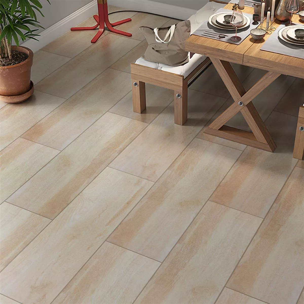 Prov Klinker Träimitation Caledonia Beige 30x120cm