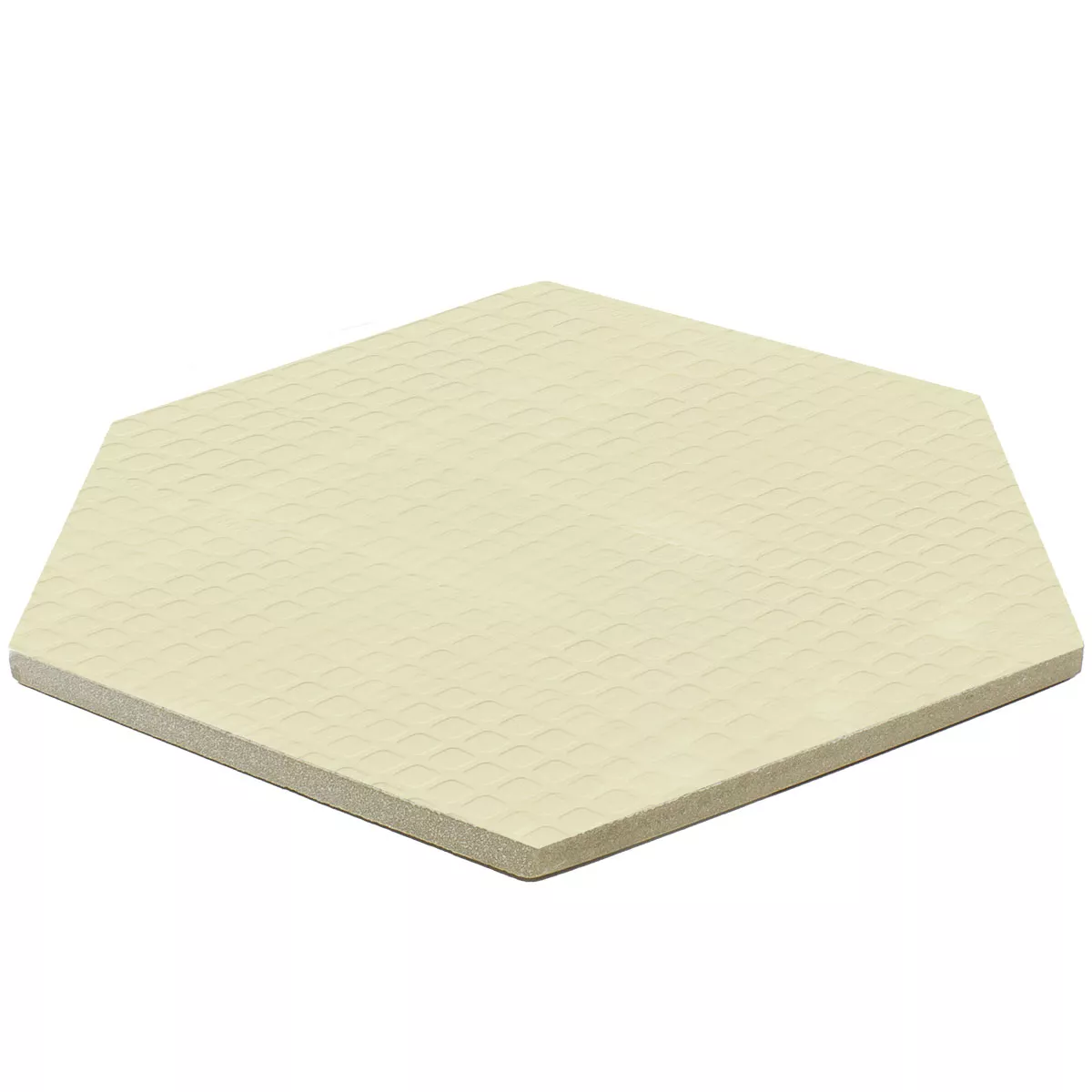 Stengods Plattor Honiara Hexagon Grundläggande Kakel Taupe 22,5x25,9cm