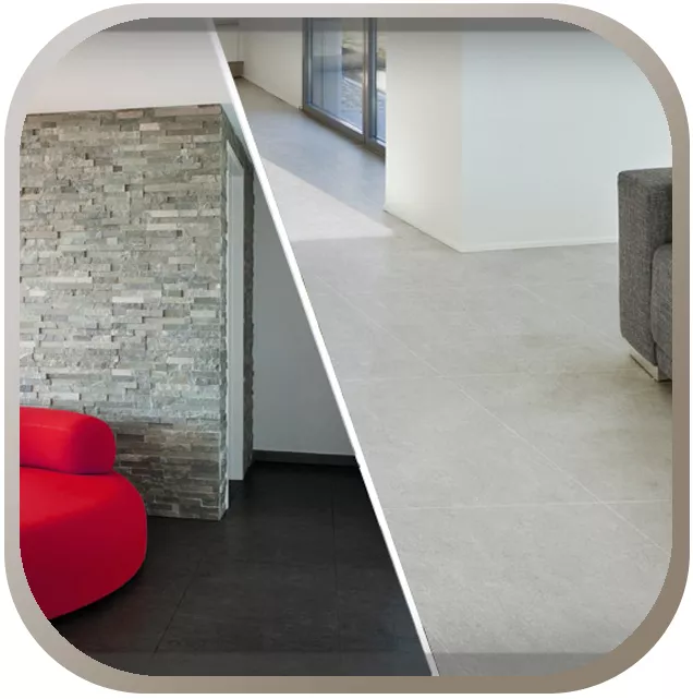 Golvplattor dubbel lastning - installationsexempel
