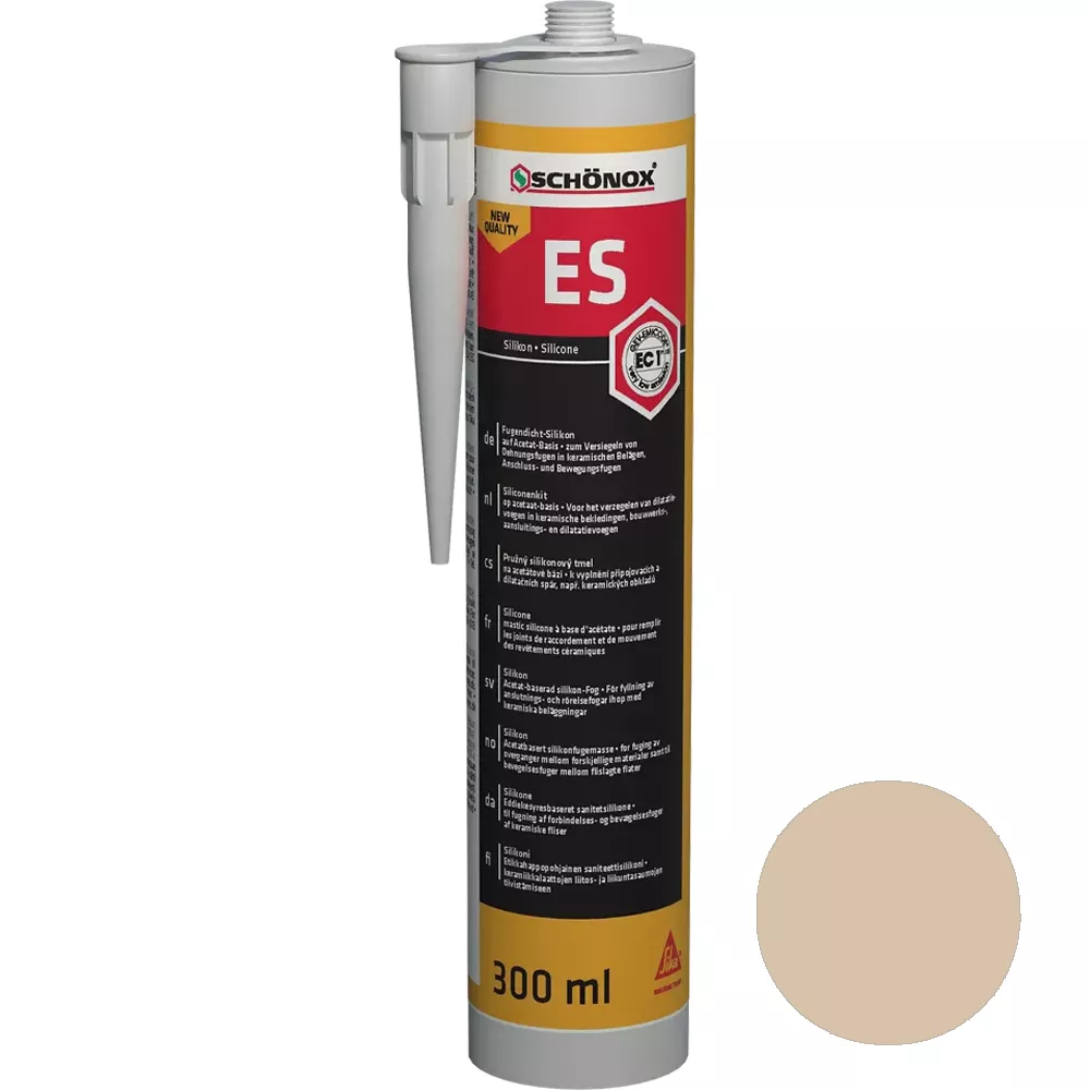 Schönox ES Jurabeige silikonfogfogmassa (300ml)