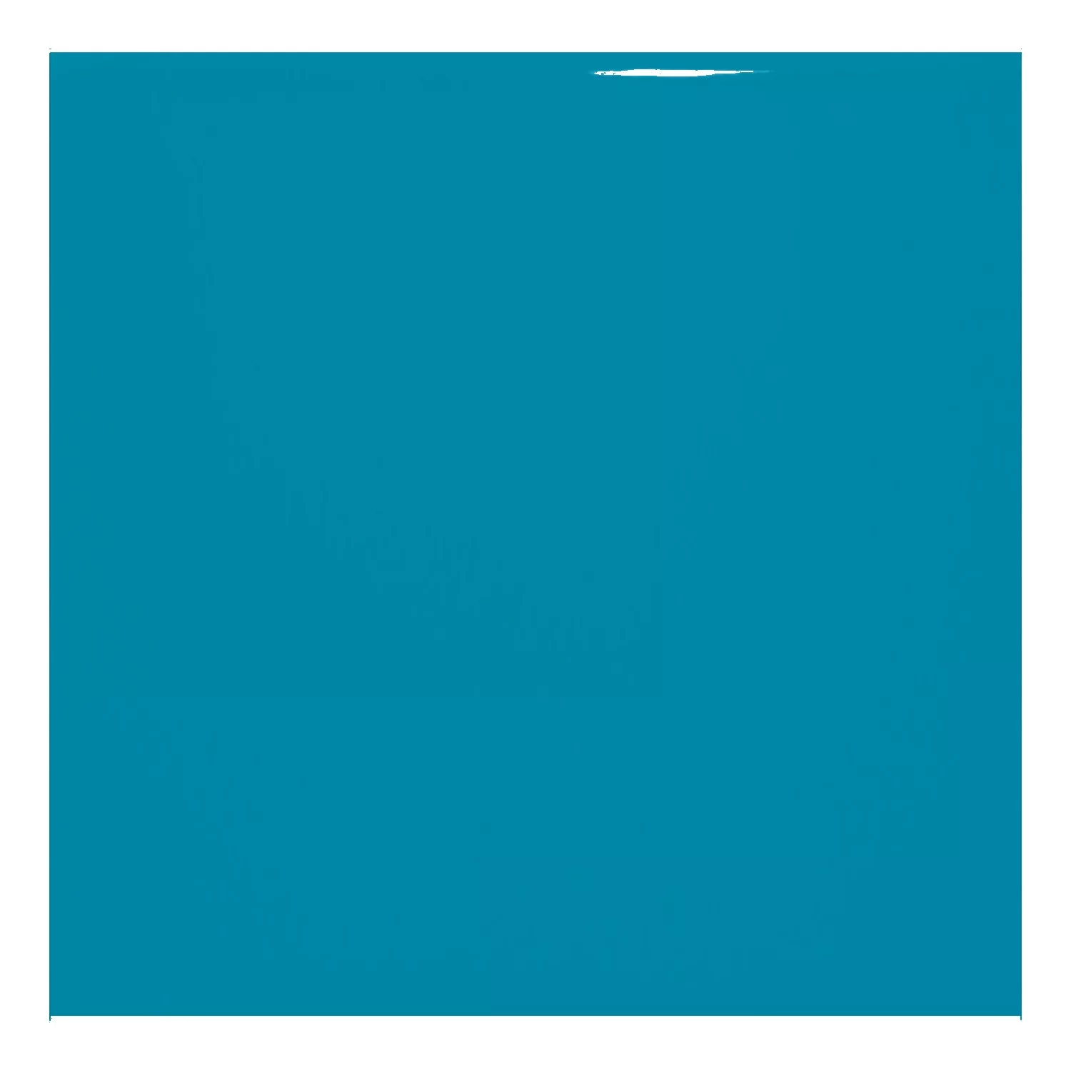 Metro kakel Turkos Glänsande 10x10 cm Utan Fasett Freyburg Aqua Blue