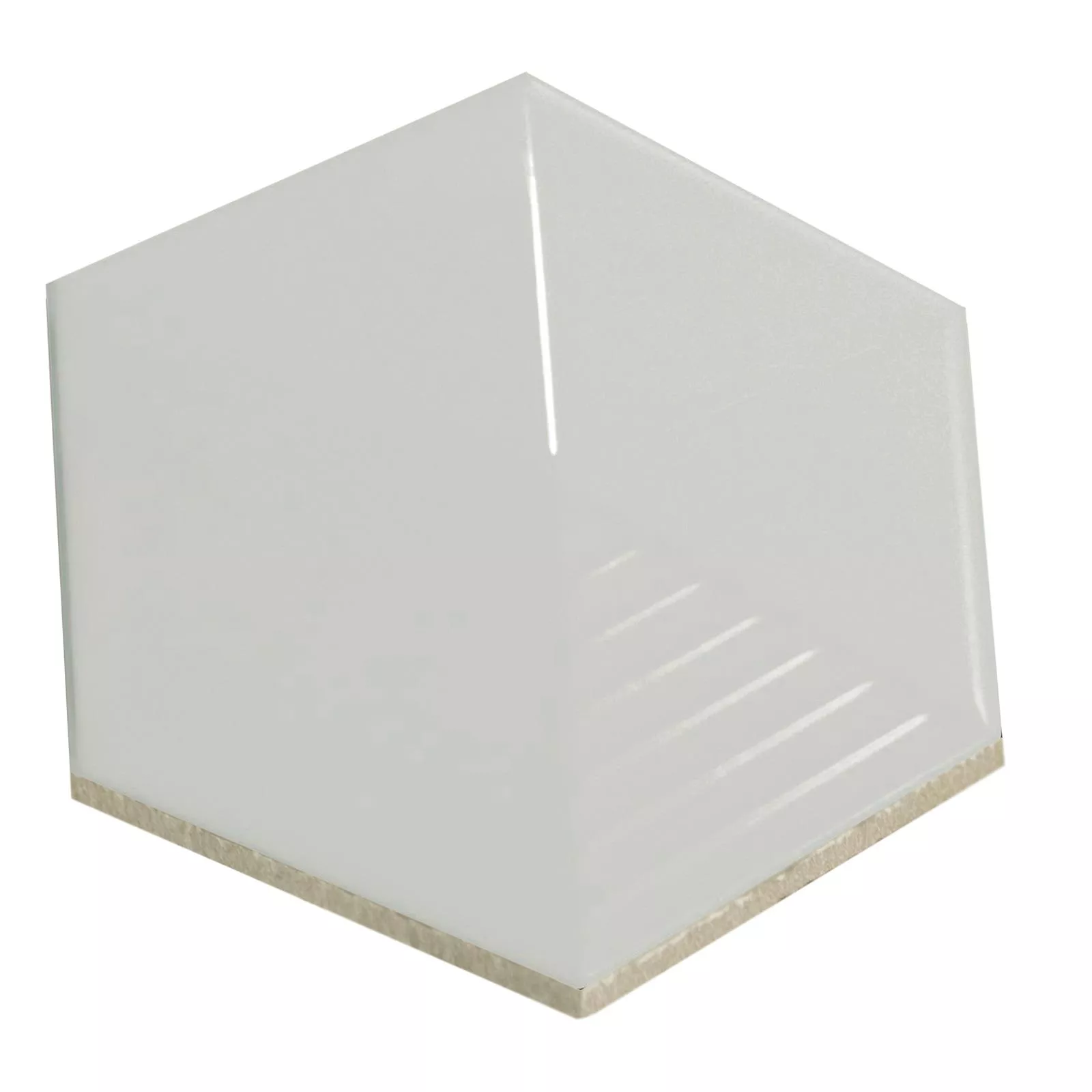 Prov Kakel Rockford 3D Hexagon 12,4x10,7cm Mint