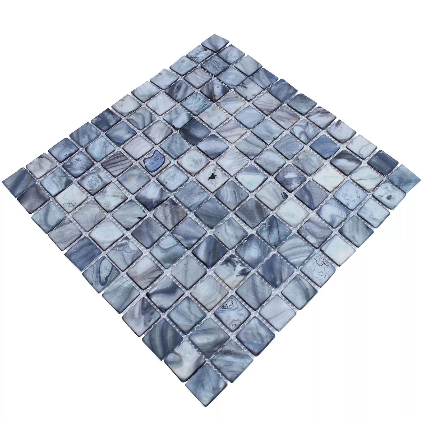 Mosaik Glas Pärlemor Effekt Shell