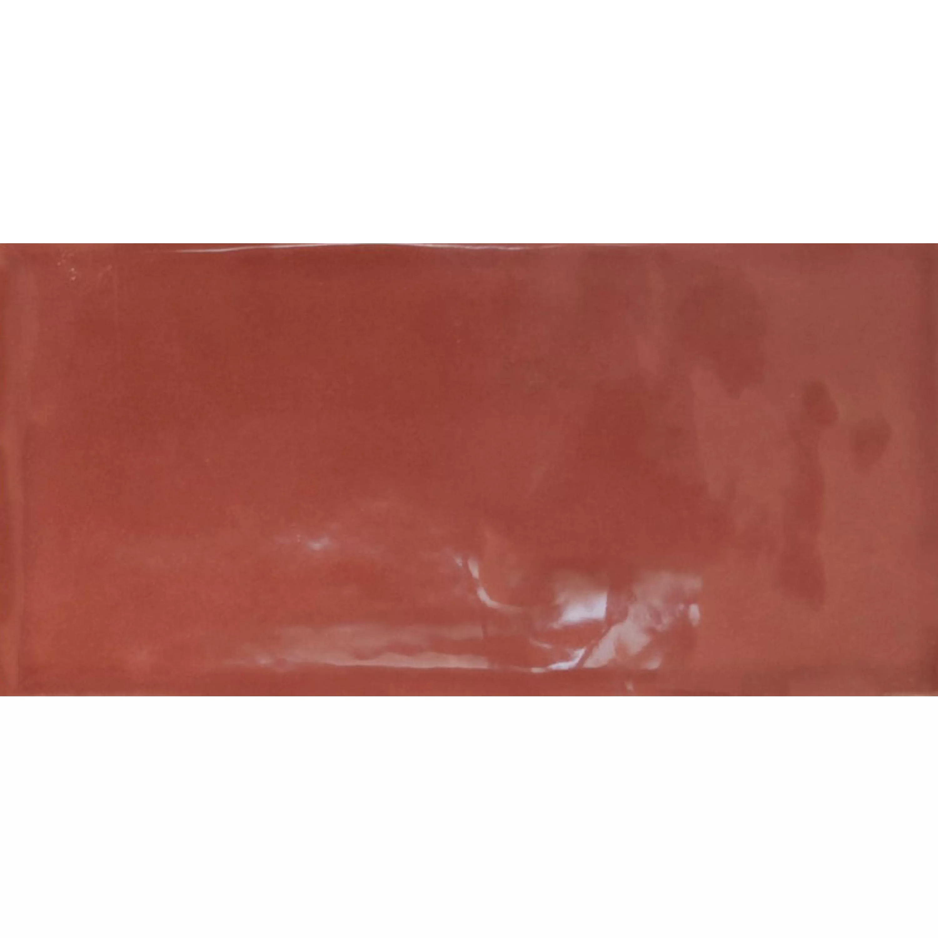 Kakel Mogadischu 7,5x15cm Röd Glänsande Kakel Mogadischu 7,5x15cm Röd Glänsande