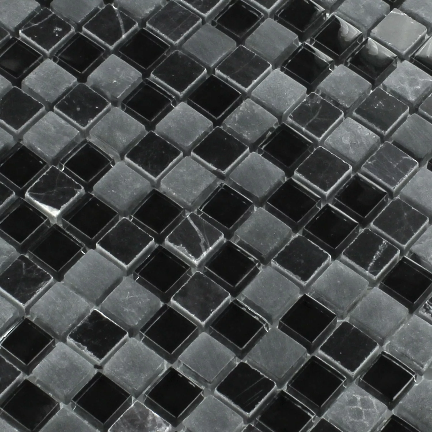Mosaik Glas Marmor Zambia 15x15x8mm