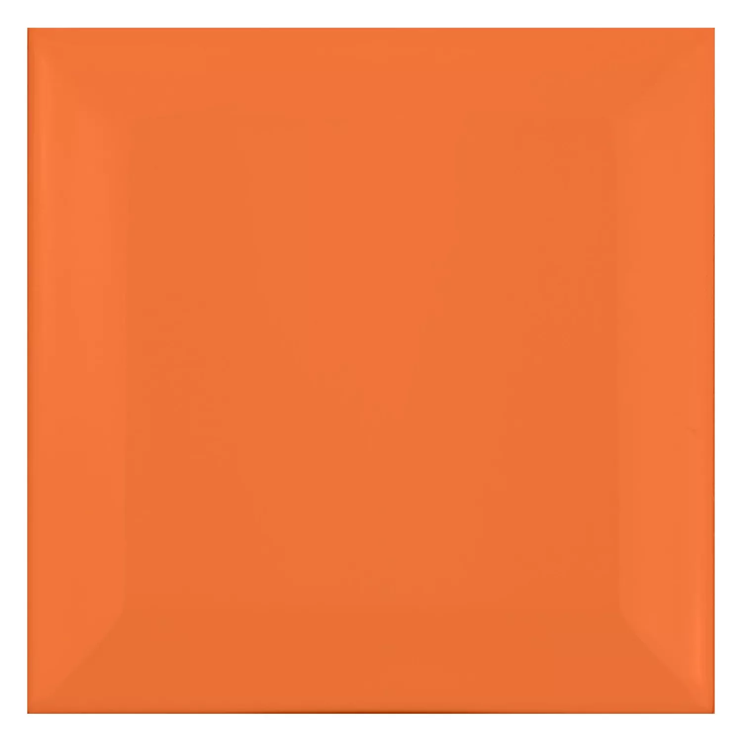 Metro kakel Apelsin Matt 10x10 cm Med Fasett Catarina Naranja