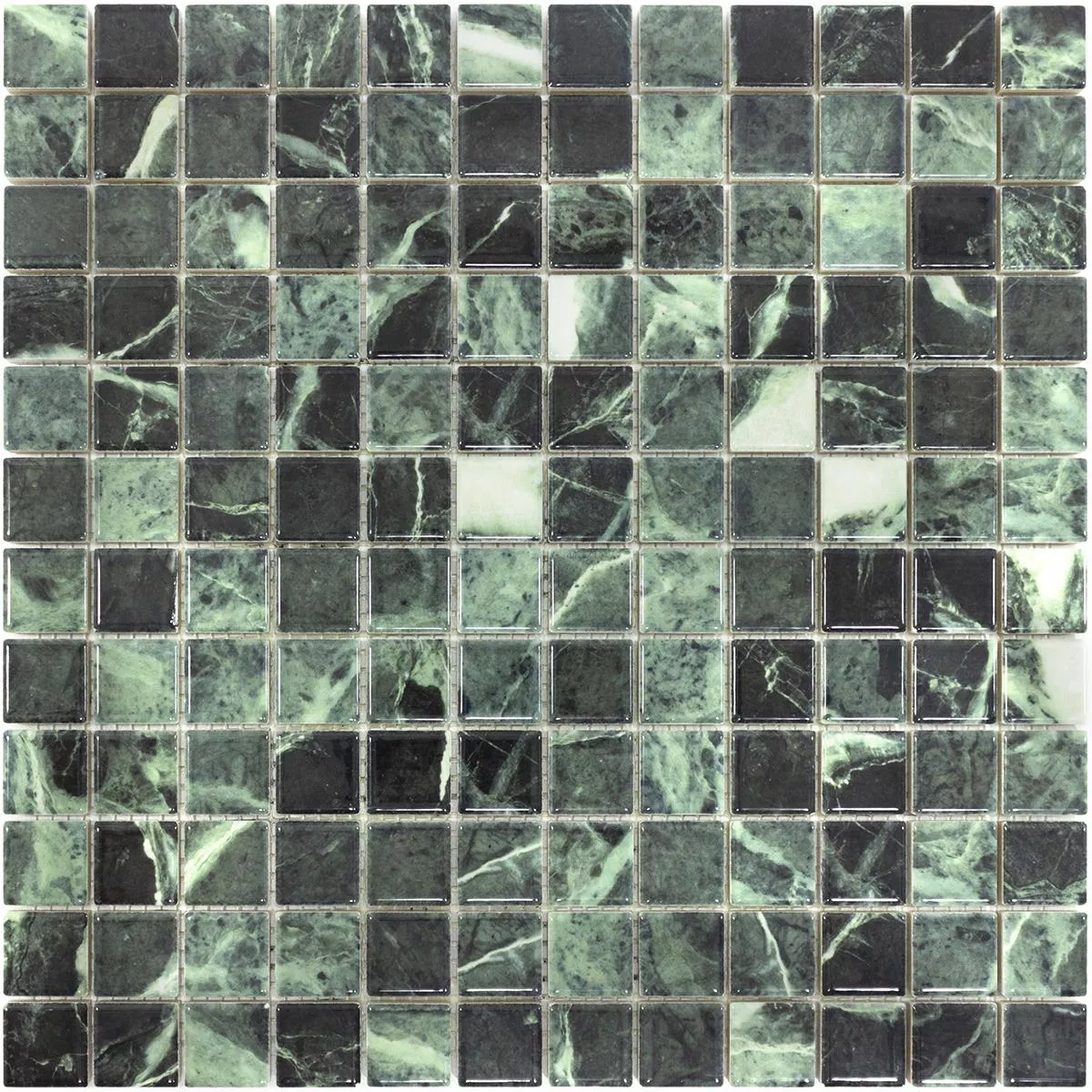 Keramik Mosaik Genova Verde Grön