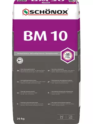 Väggspackel betongavjämningsbruk Schönox BM 10 20 kg Väggspackel betongavjämningsbruk Schönox BM 10 20 kg