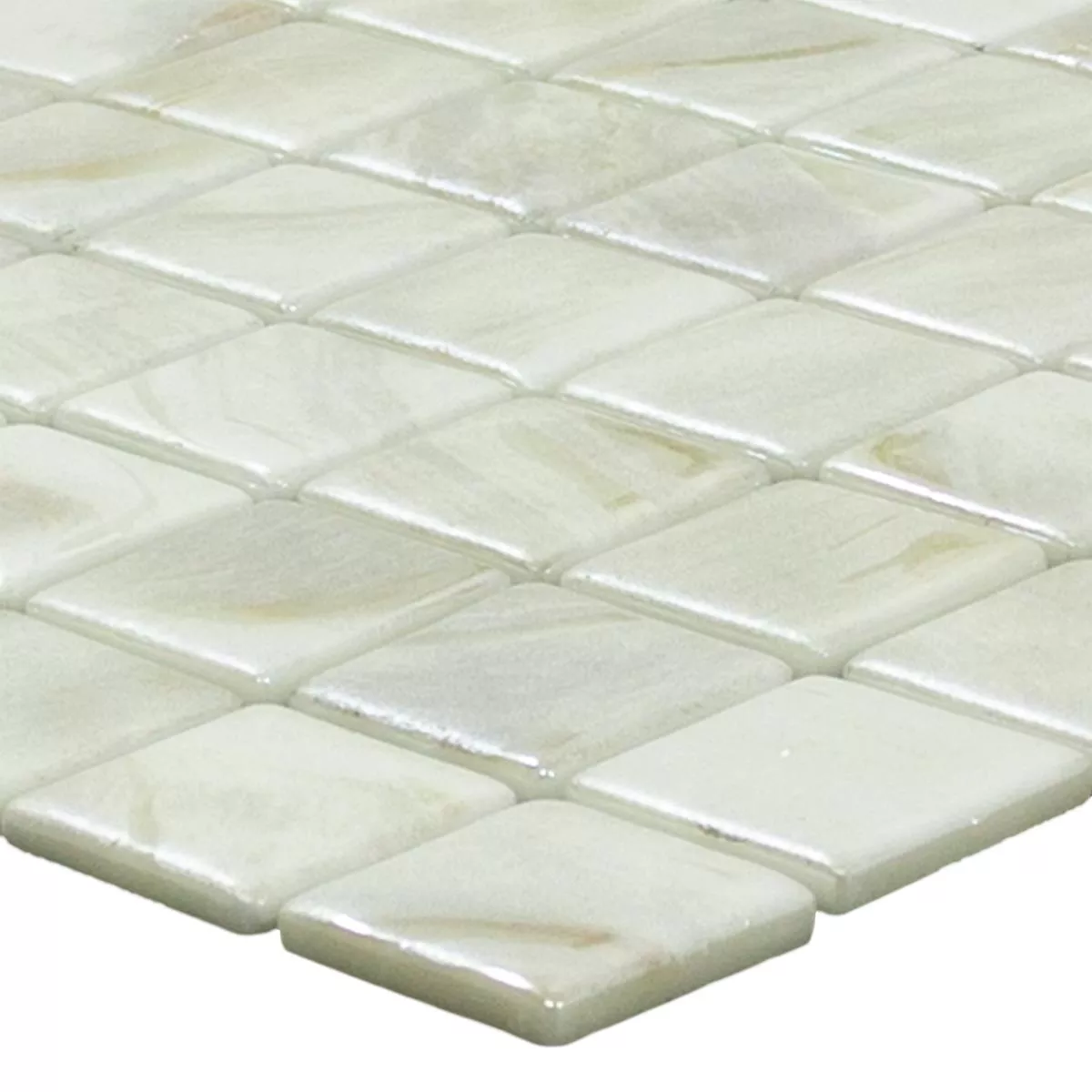 Glas Simbassäng Mosaik Alassio Beige 25