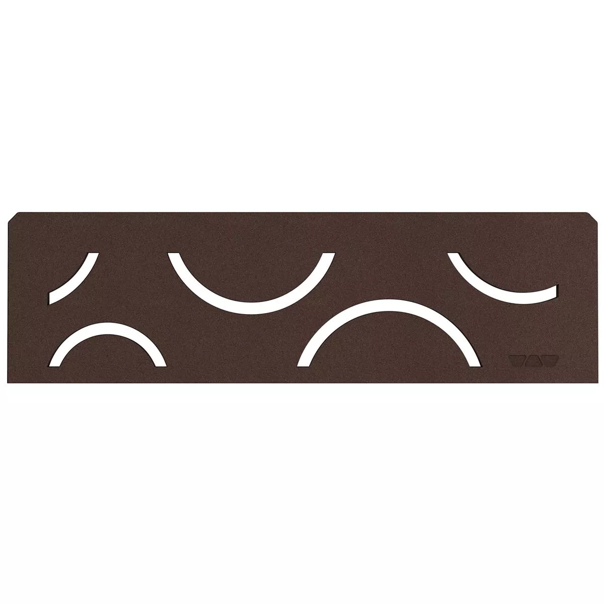 Nisch vägghylla Schlüter rektangel 30x8,7cm Curve Bronze