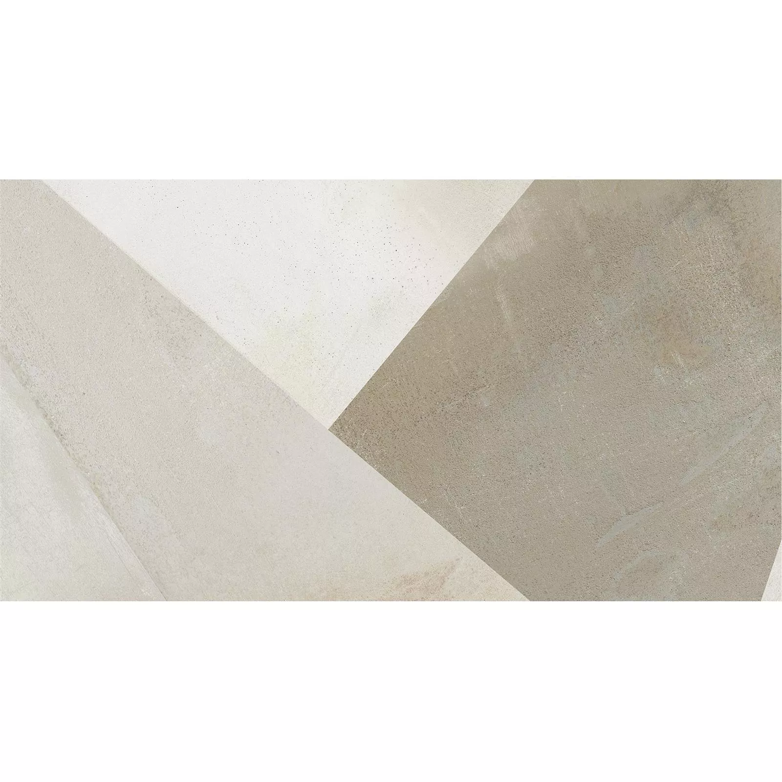 Kakel Queens Rektifierad Sand Dekor 2 30x60cm