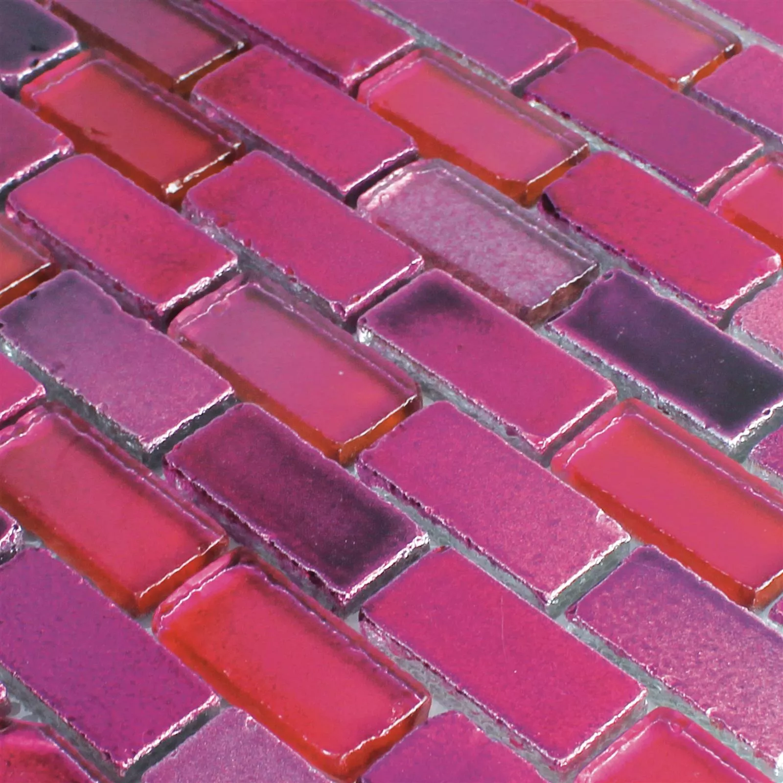 Glasmosaik Plattor Lordsburg Violett