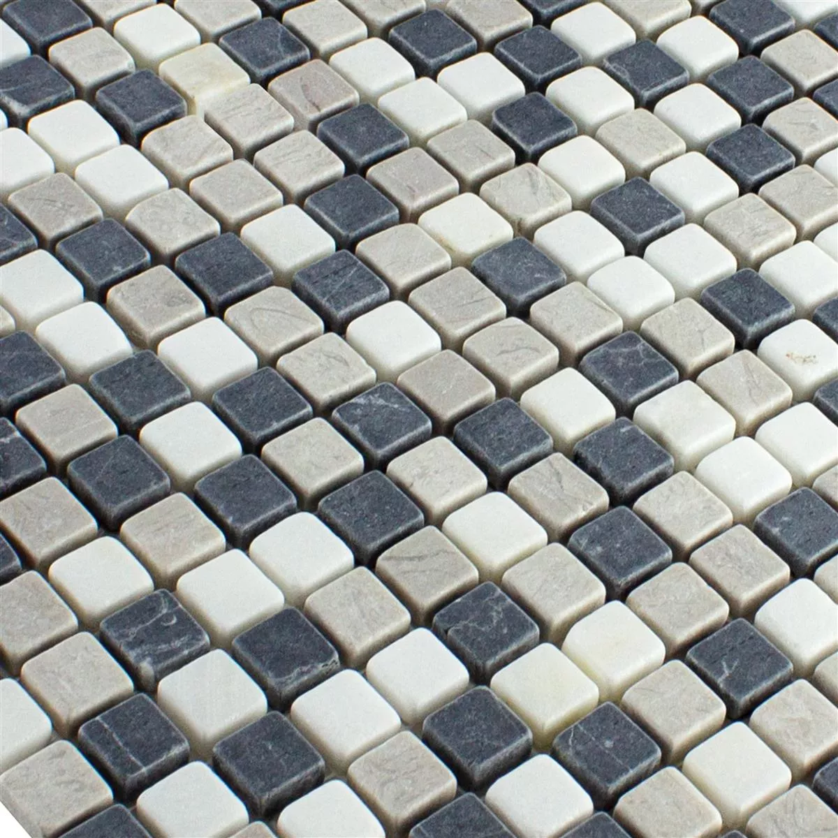 Marmor Mosaik Erdemol Beige Grå Svart