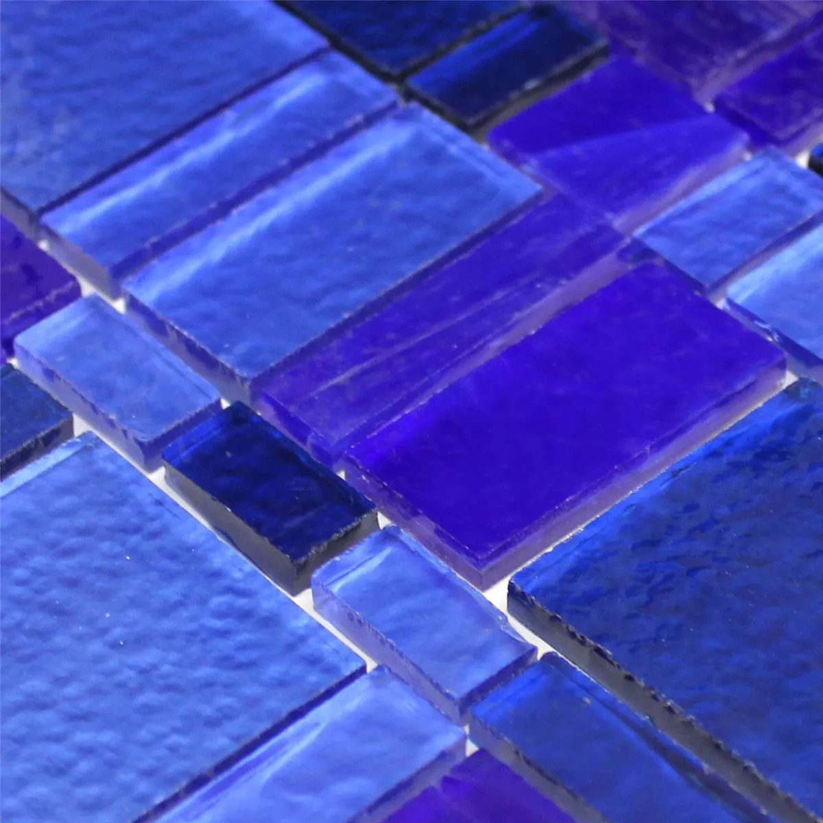 Glas Plattor Trend Mosaik Liberty Blue