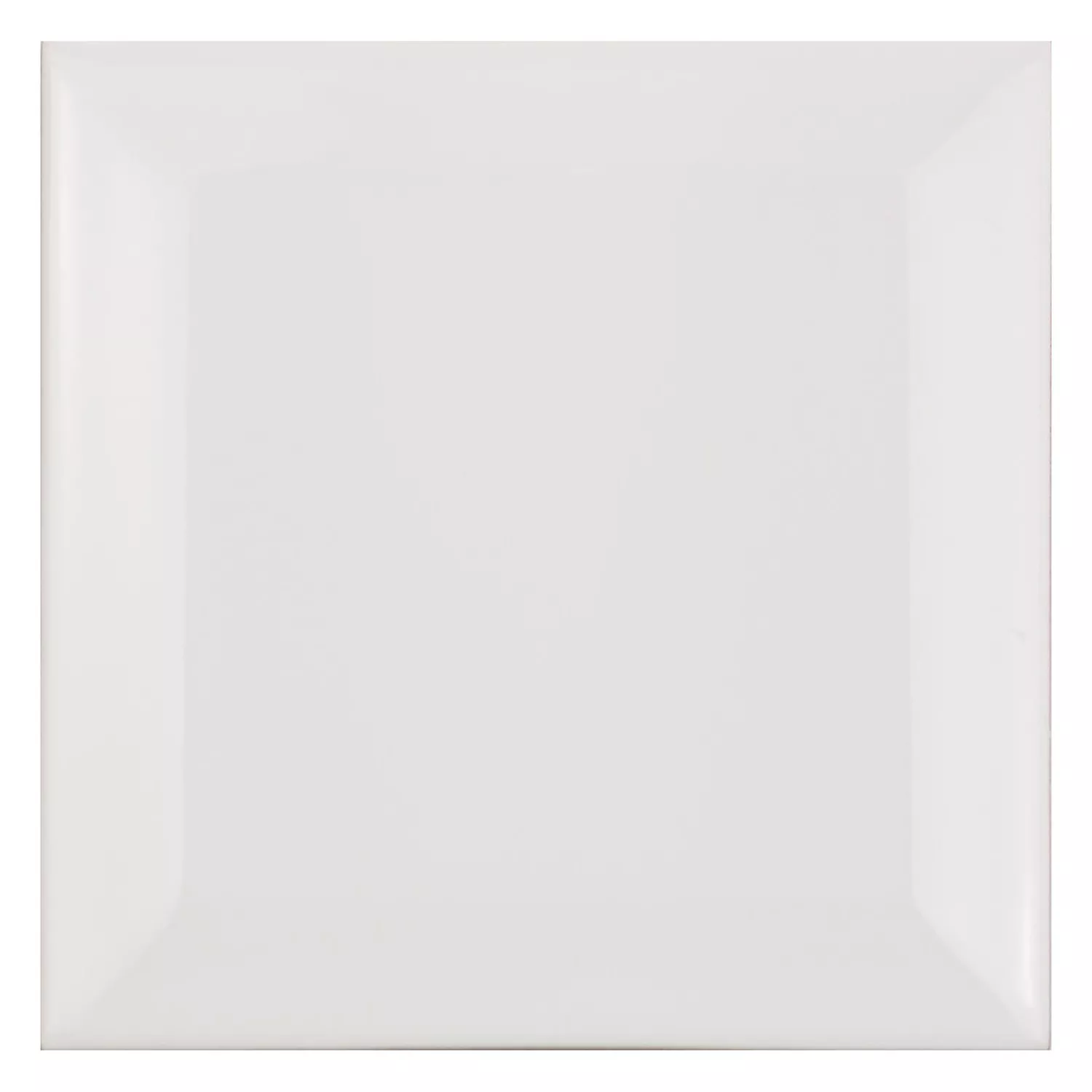 Metro kakel Vit Matt 10x10 cm Med Fasett Catarina Blanco