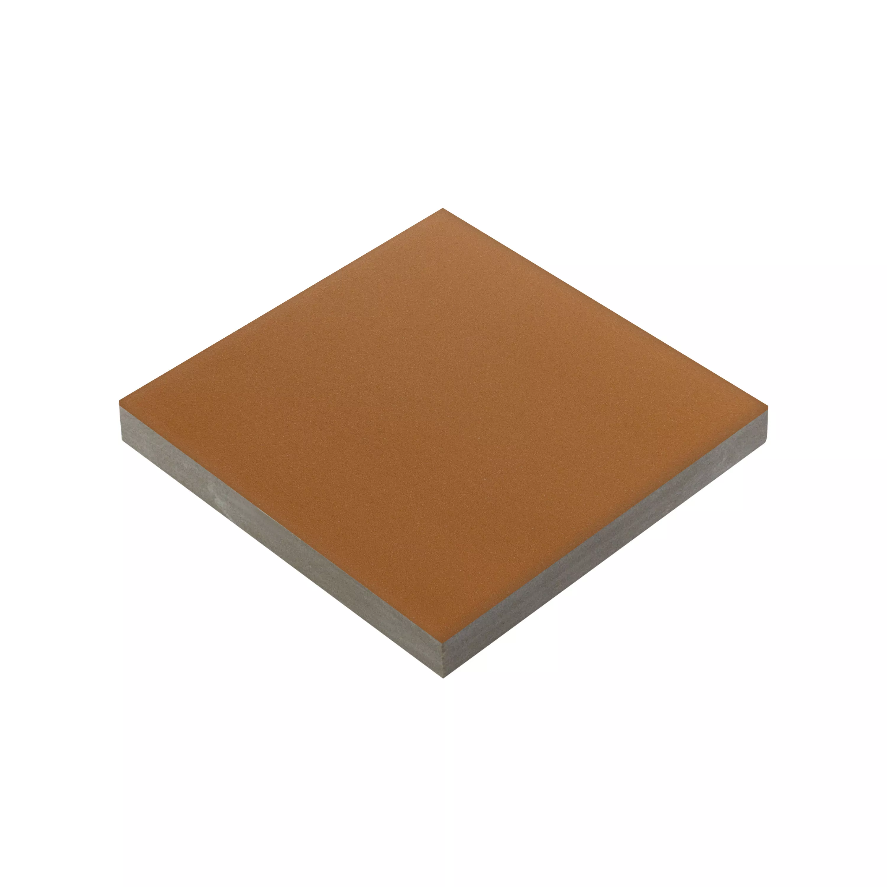 Stengods Plattor Genexia Uni Ockra Rosone 4,6x4,6cm