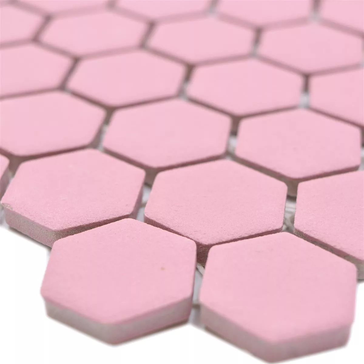 Prov Keramikmosaik Bismarck R10B Hexagon Rosa H23 Prov Keramikmosaik Bismarck R10B Hexagon Rosa H23