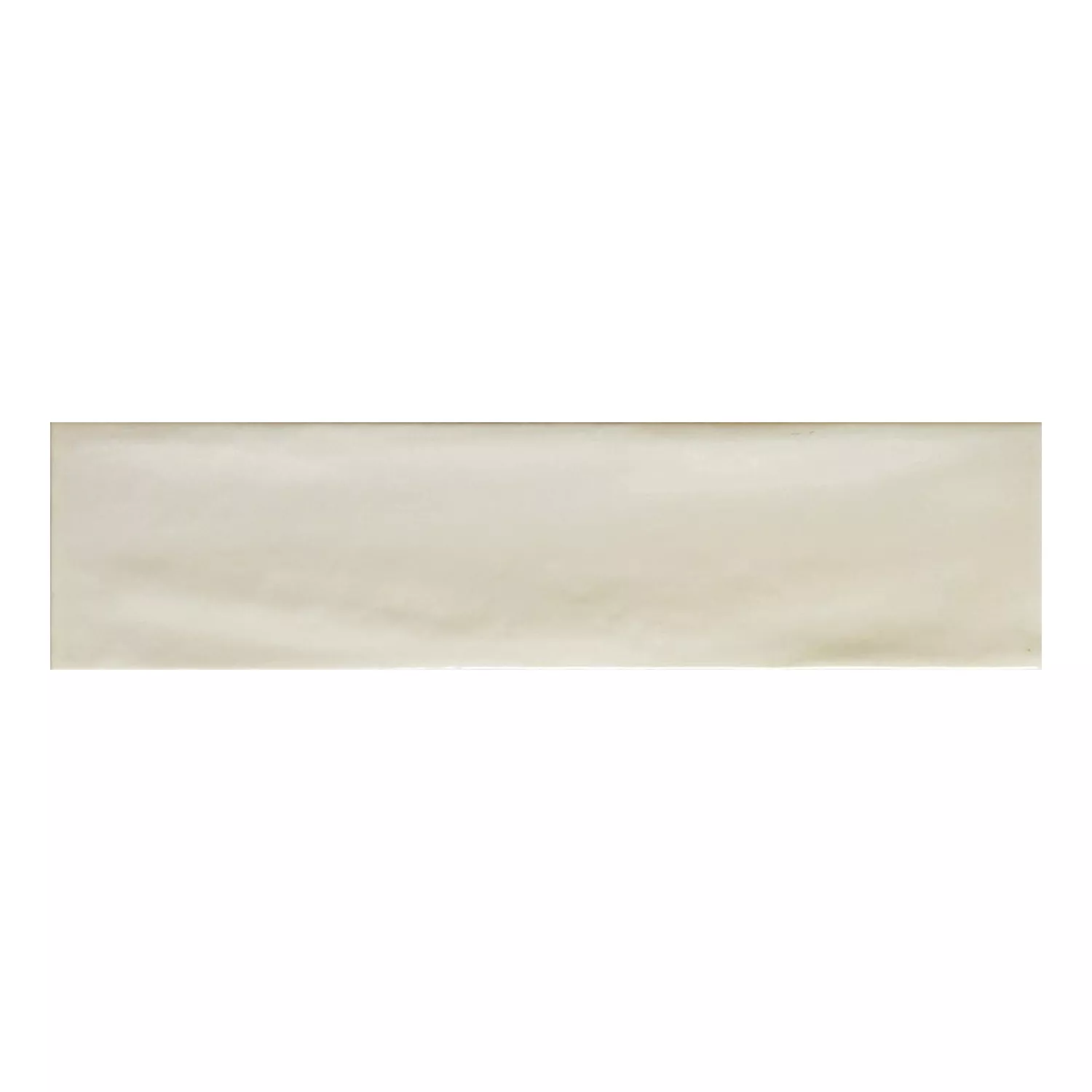 Alcacer Beige Glänsande Rustik 7,5x30 cm Crema