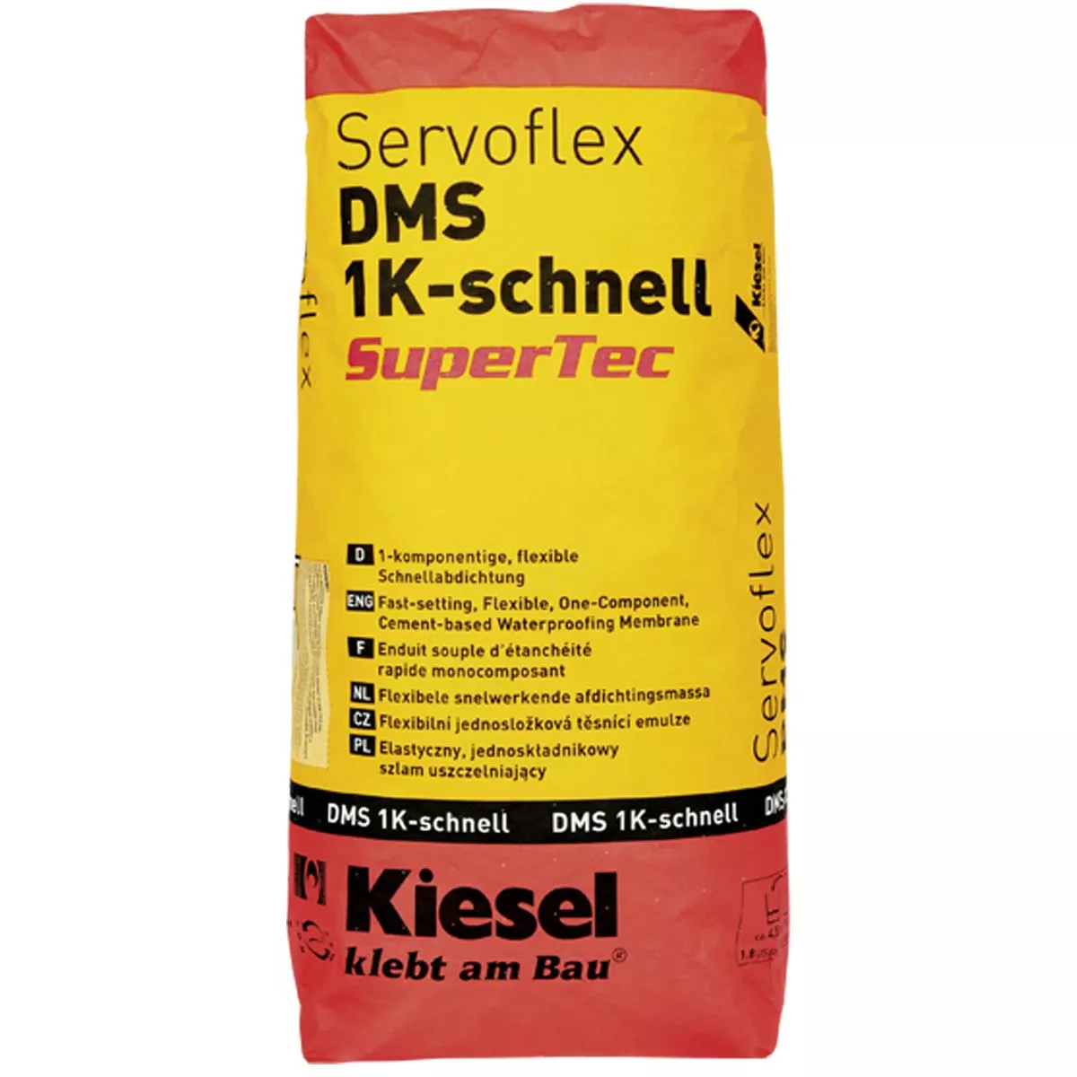 Självnivellerande tätning Kiesel Servoflex DMS 1K-Schnell 15 kg Självnivellerande tätning Kiesel Servoflex DMS 1K-Schnell 15 kg