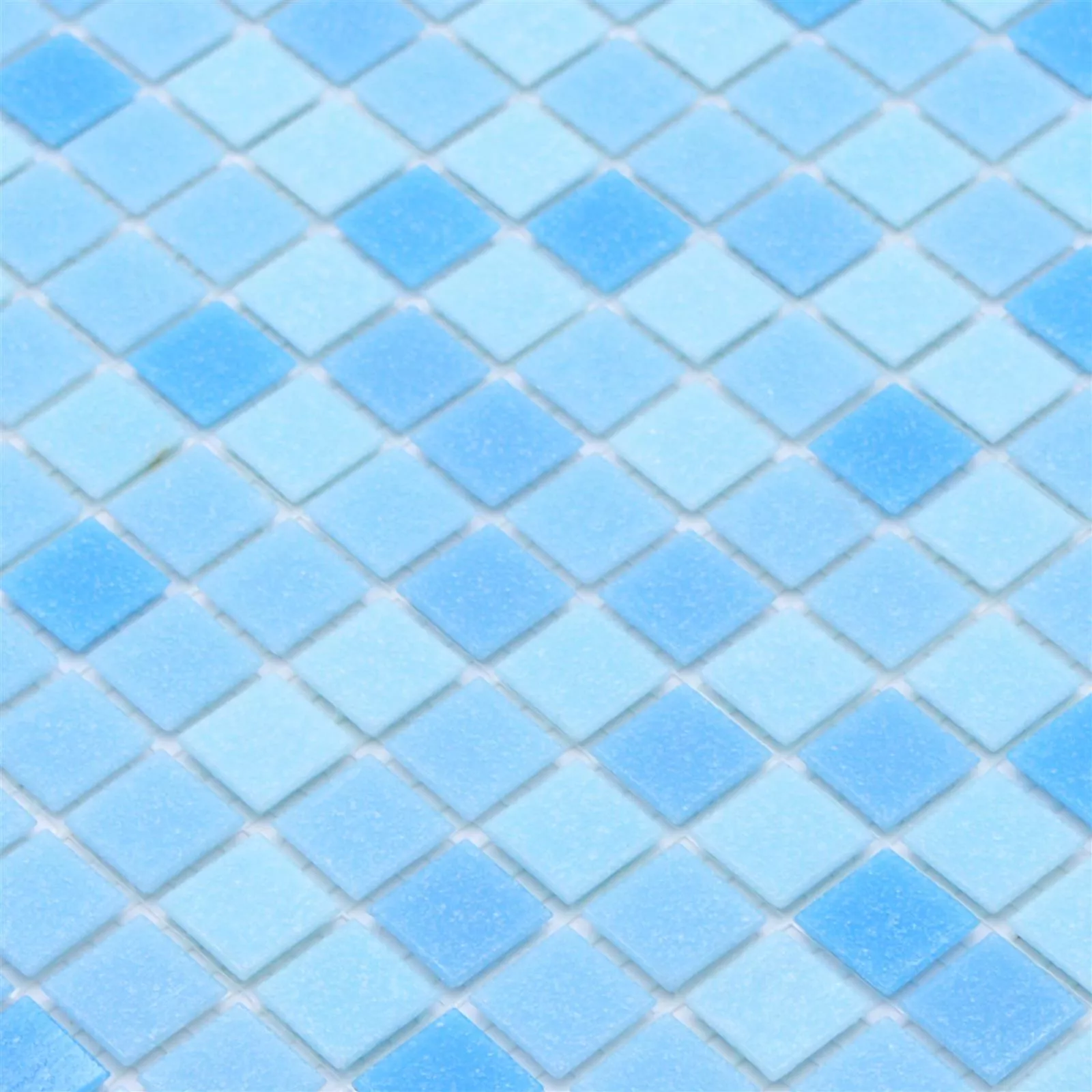 Prov Simbassäng Mosaik North Sea Ljusblå Mix
