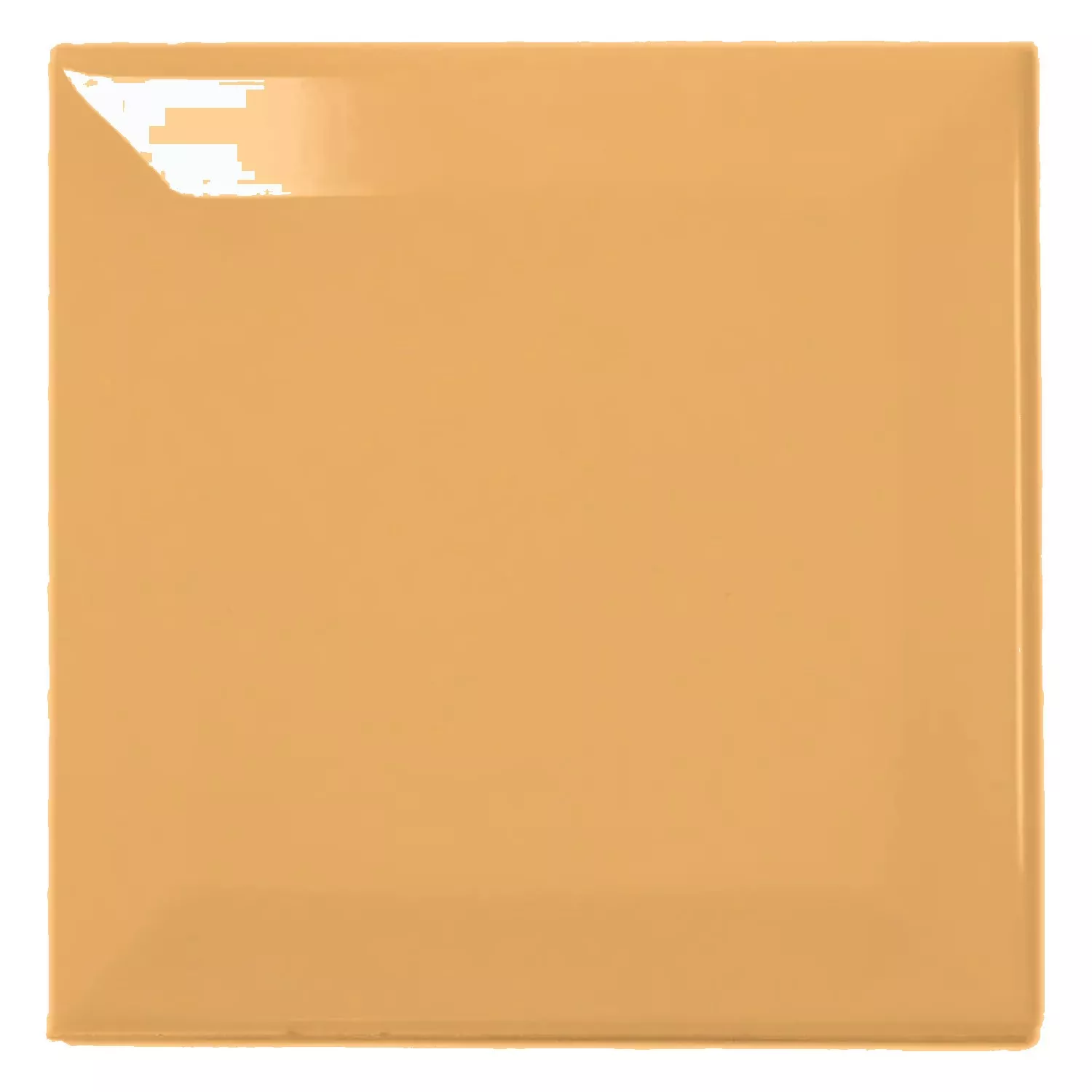 Metro kakel Gul Glänsande 10x10 cm Med Fasett Catarina Mostaza