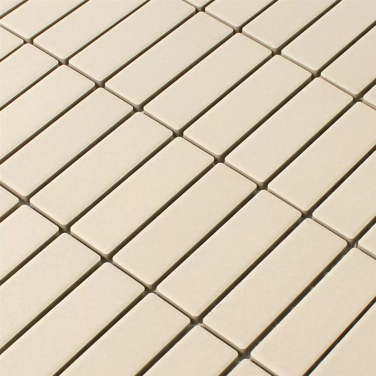 Mosaik Keramik Ljusbeige Uni Anti-Slip