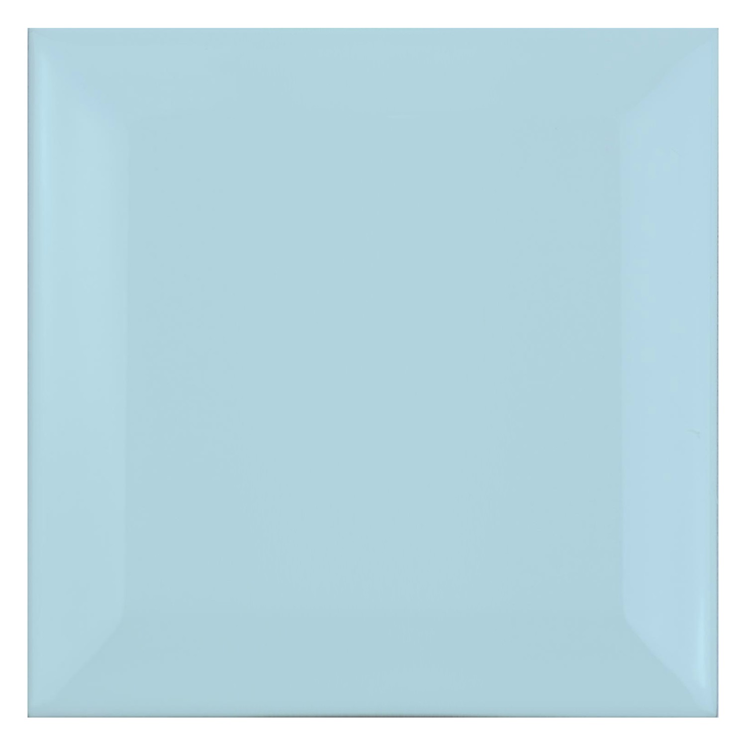 Metro kakel Blå Matt 10x10 cm Med Fasett Catarina Piscina