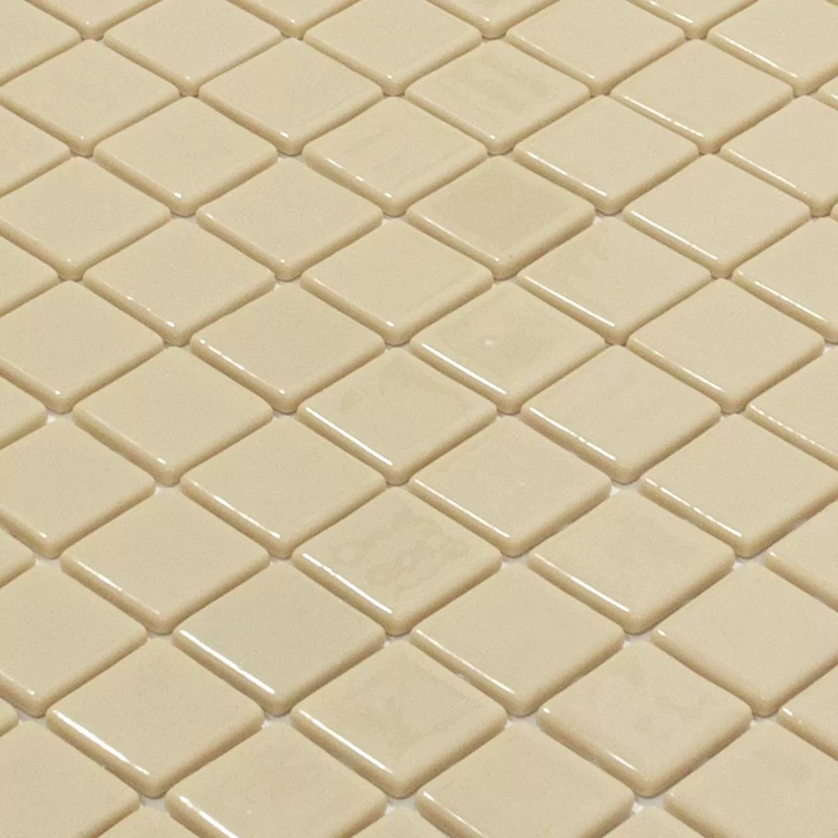 Glas Simbassäng Mosaik Venetia Beige