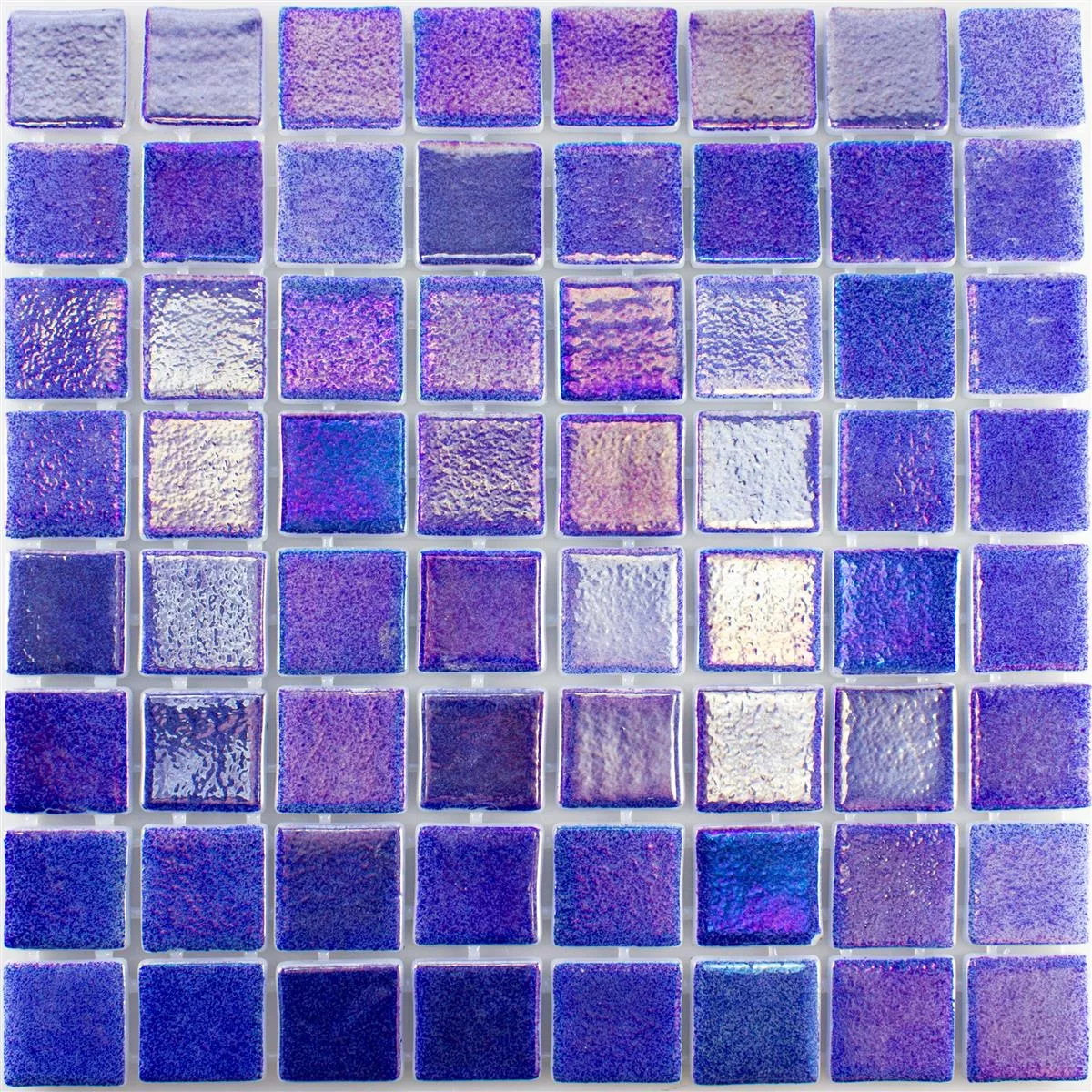 Glas Simbassäng Mosaik McNeal Mörkblå 38