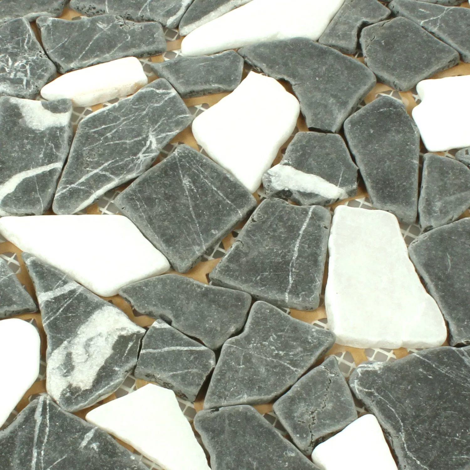 Mosaik Marmor Brott Verde Botticino