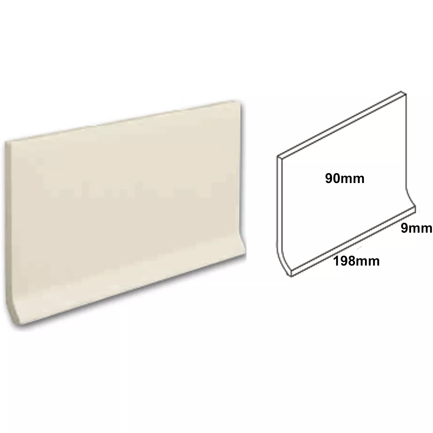 Cove Bas Courage Antracit Matt 20x9cm Cove Bas Courage Antracit Matt 20x9cm